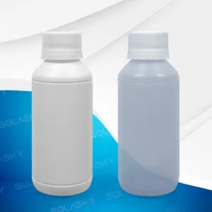 Frasco cilíndrico 120 ml PEAD para alimentos, cosmética e industria en Lima