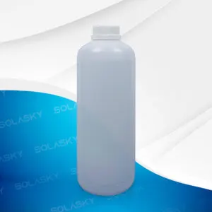 Frasco cilíndrico 1 litro grueso PEAD para alimentos, cosmética e industria en Lima