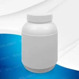 Pote 2.4 litros PEAD de boca amplia para alimentos y cosmética